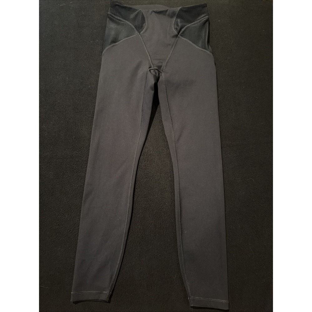 Savage X Fenty Women's Black Curve Alert High-Waist Rib Legging Size Medium‎
